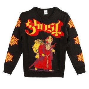 Ghost Greetings from Papa Noel Sweater (size 2XL - unisex sizing).
